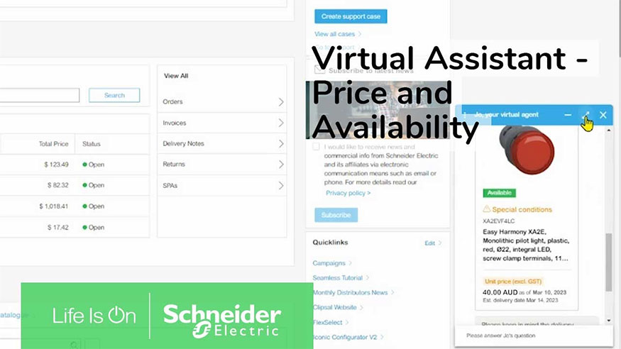 mySchneider Virtual Assistant