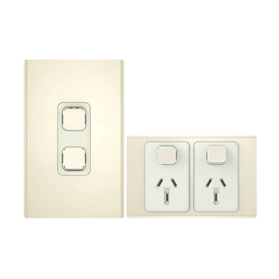  Clipsal Iconic Styl Crowne switch and power points