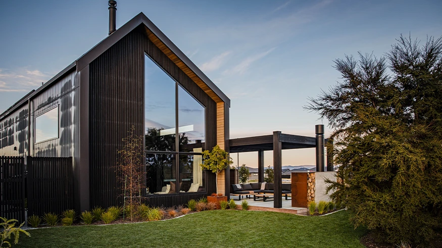 Design Builders’ newest build in Taupō’s exterior.