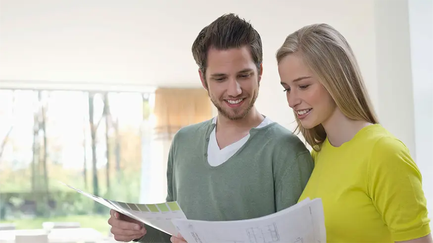 A family planning their next home renovation together with Electric Home Design principles