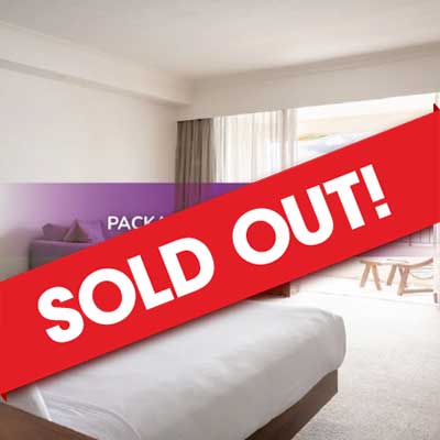 AMPED26 Package 2 room at the Reef View Hotel.