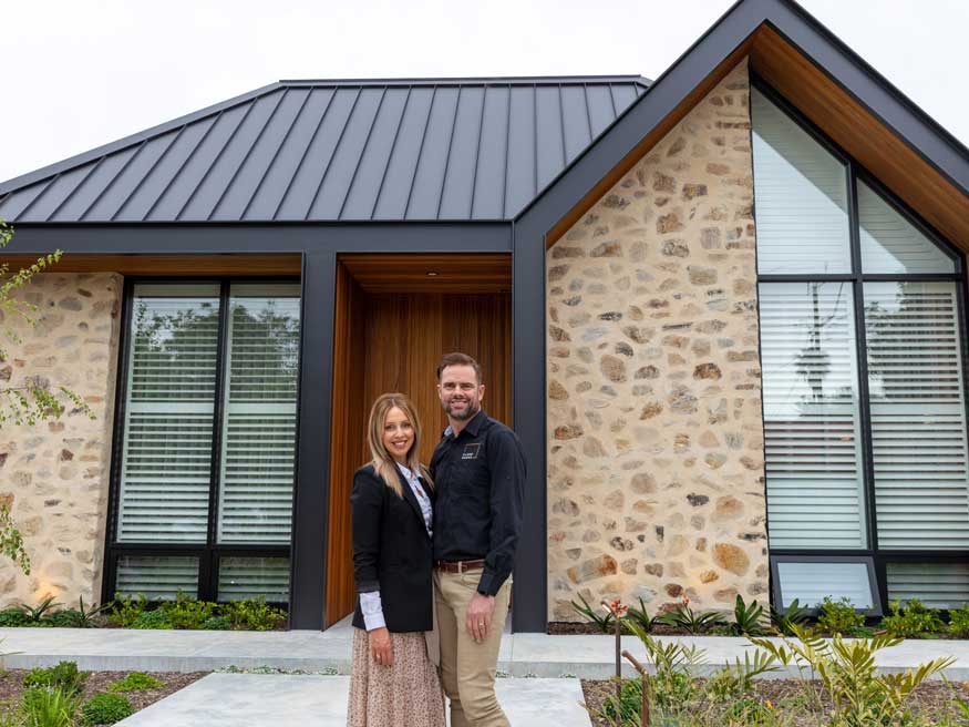 Builder Troy Klemm and interior designer Carmel Siciliano-Klemm