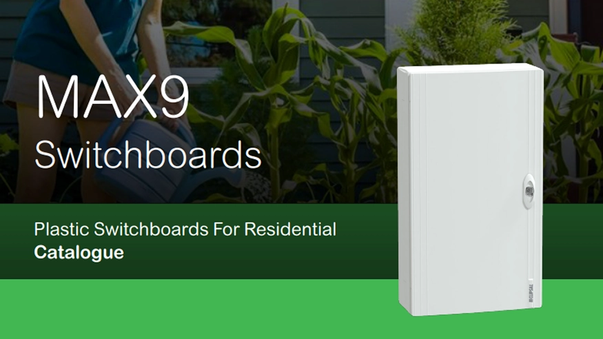 Clipsal MAX9 Switchboards range catalogue, for residential installations