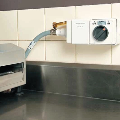 Clipsal 56 series switched socket outlet.