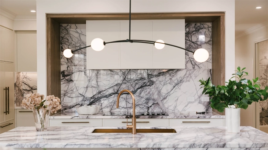 A home kitchen with tailored electrical solutions from Clipsal