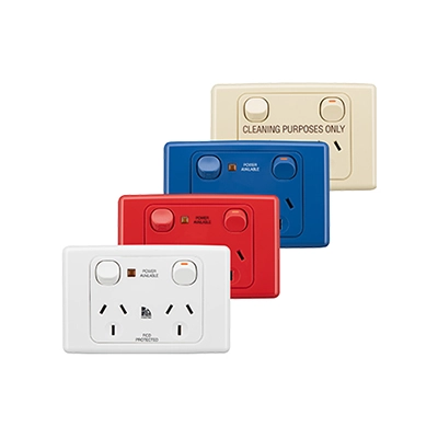 Medilec switches and sockets.