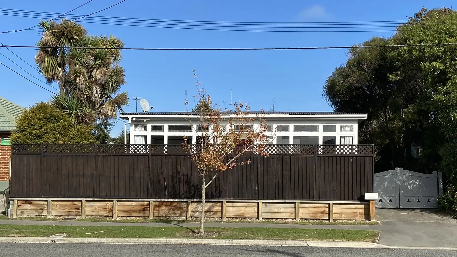 A front photo of Paul Griggs’ home in Christchurch.