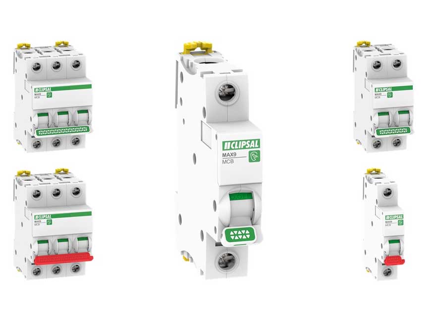MAX9 Miniature Circuit-Breaker (MCB) 3P, 25A, C Curve, 6000A, 415V