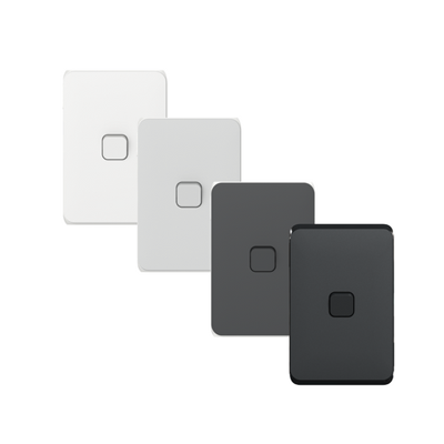 The range of skin colours for Clipsal Iconic Standard switches