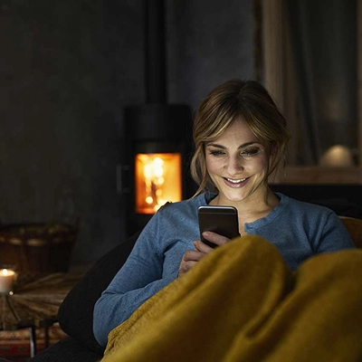 Using the Wiser mobile app while inside a room