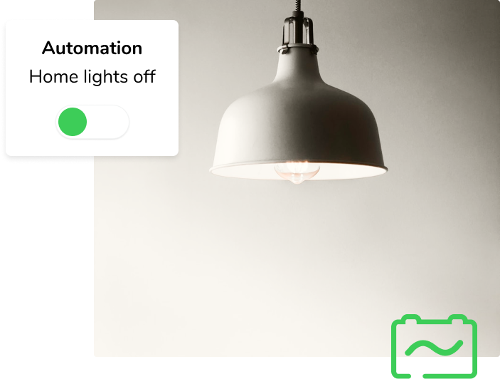 Automation home lights off