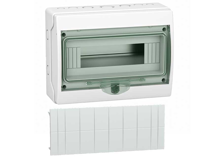 Acti9 pole filler and enclosure