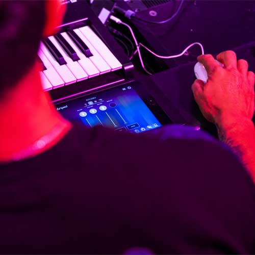 'Guy Sebastian making music
