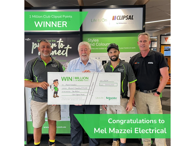 1 million Clipsal points winner
