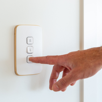 Clipsal Iconic with pictogram switch