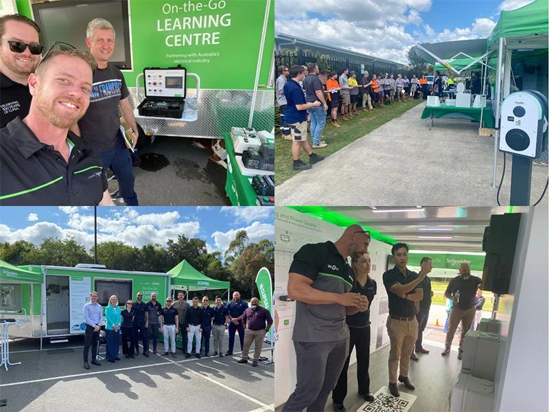 On-the-Go learning centre team