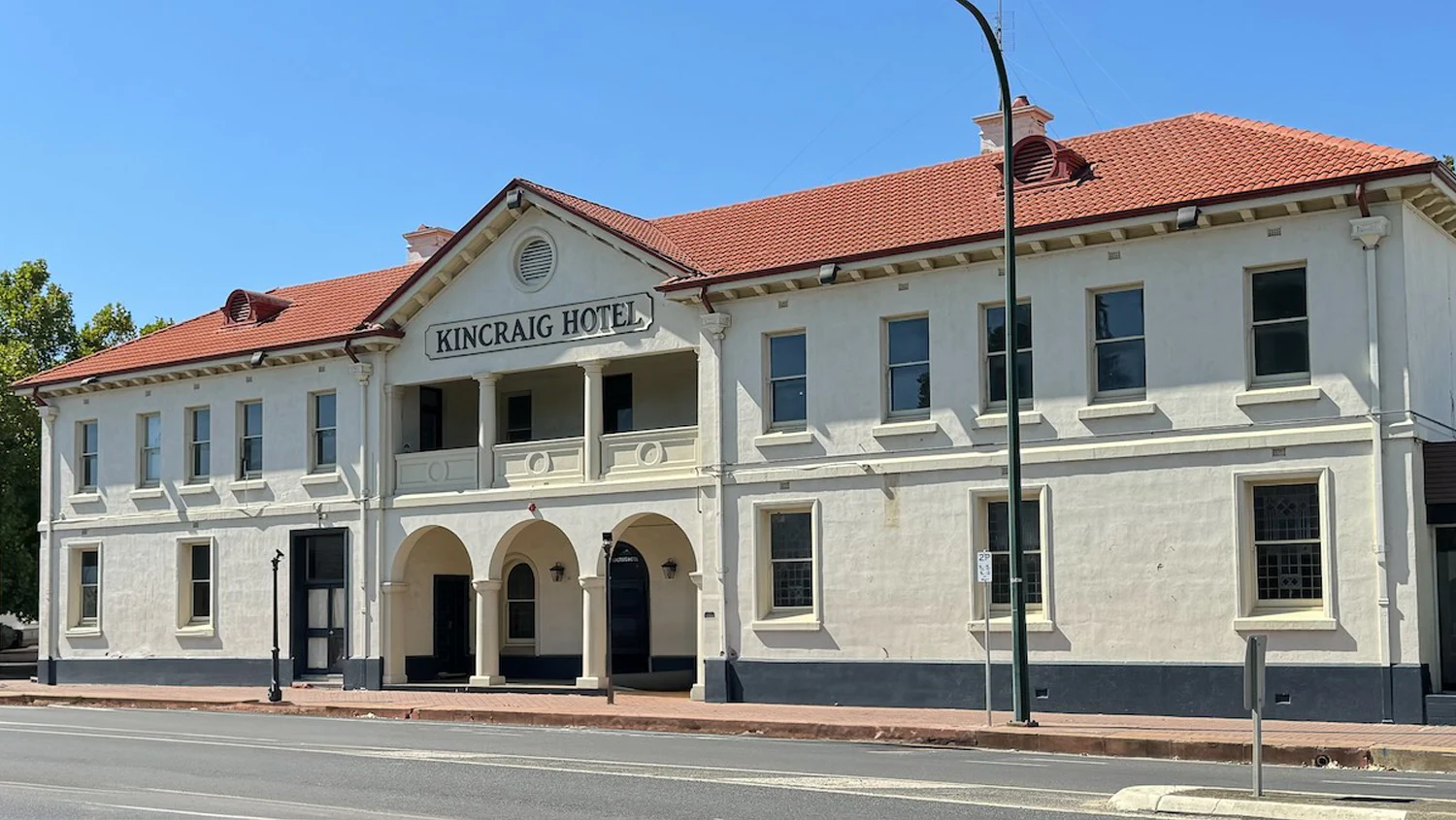 An external shot of the newly refurbished Kincraig Hotel.