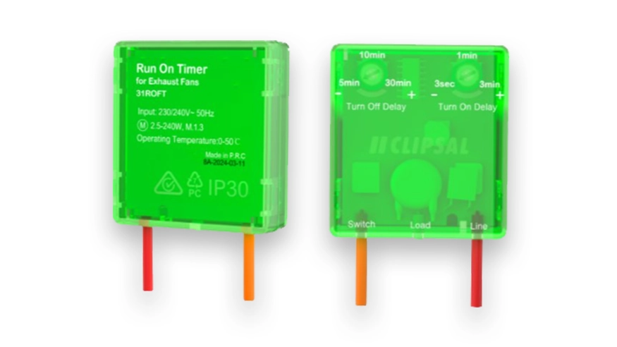 Clipsal Run-on Fan Timer