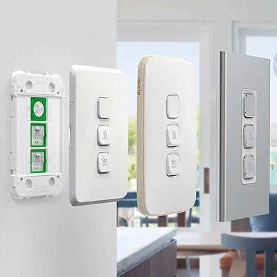 Clipsal Iconic Switches and Sockets.
