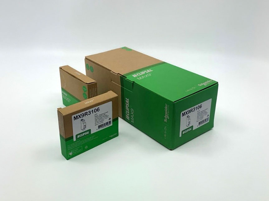 Clipsal's MAX9 sustainable packaging