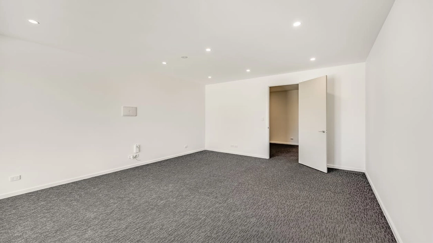 A room in Mint Electrical’s multi-warehouse project, fitted with Clipsal 2000 Series switches and sockets.