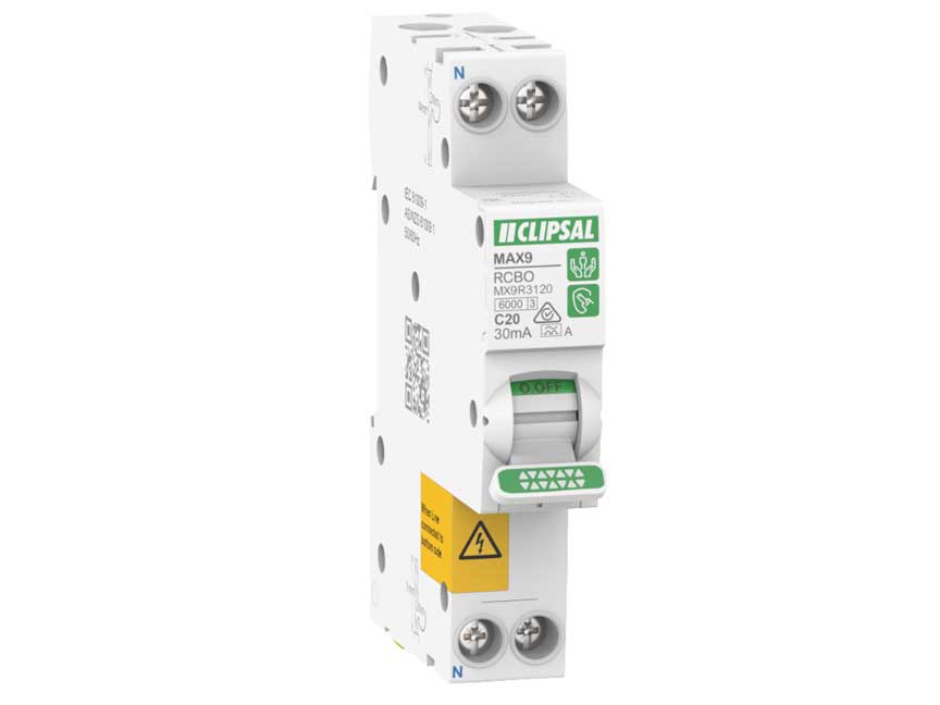 MAX9 Residual Current Breaker with Overcurrent Protection (RCBO) 1PN ...