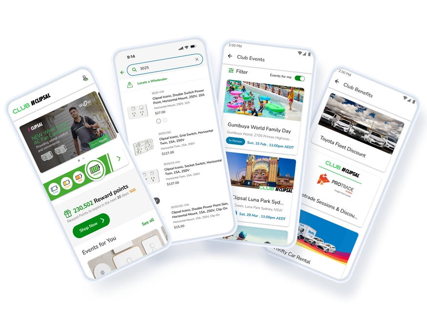Clipsal iCat on mobile