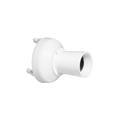 A white Clipsal lighting batten holder accessory.
