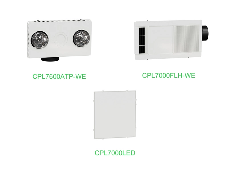 Fan light heaters