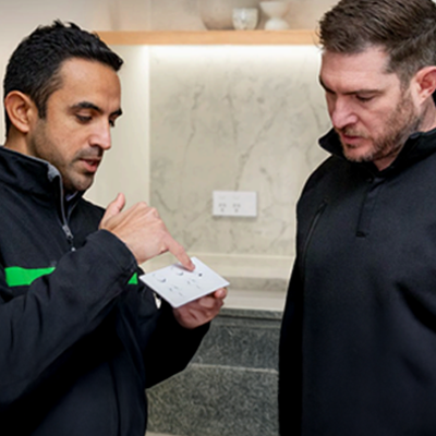 Collection of Clipsal Solis T-Series power points and switches.